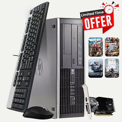 HP Gaming PC Computer Intel i5 16GB Ram 256GB SSD NVIDIA