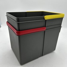 Emuca - 2x Abfallsammler/Müllbehälter je 12L