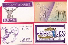 Elks 21st Annual Reunion Philadelphia 1907 Postcards