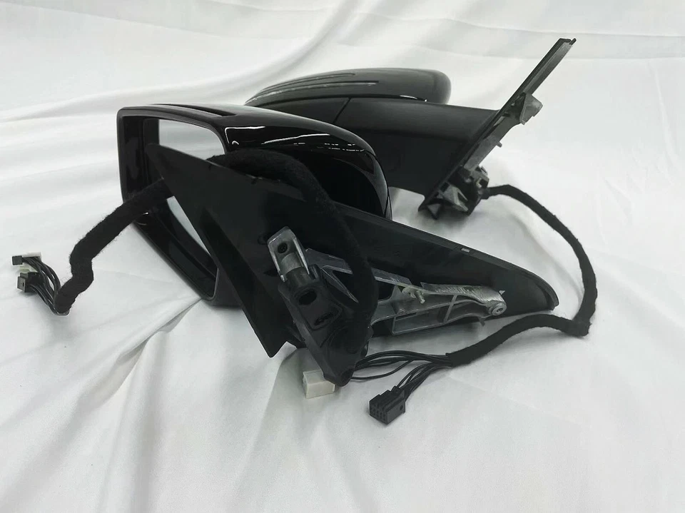 W176 Car Side Door Mirror Pair for Mercedes Benz A Class A180 A200 A250  Black — 第 4/4 张图片