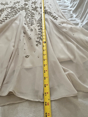 R & M Richards Champagne Beige Mother of Bride Beaded Formal MermaidDress NewTag - Picture 5 of 15