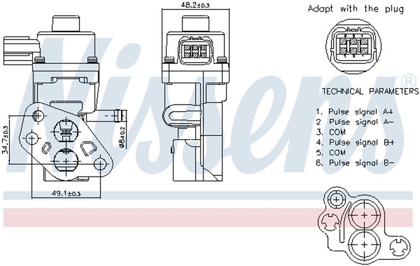 EGR-VENTIL Vw 1.4 16V-image