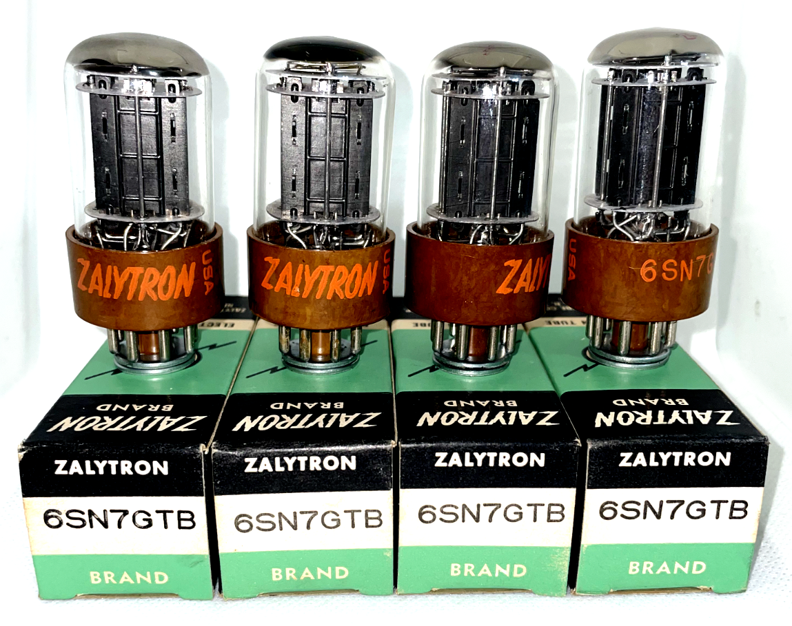 4 pcs. 5692 Tube BROWN BASE NOS Zalytron NIB by CBS-Hytron 4 pcs. 5692 Tube BROWN BASE NOS Zalytron NIB by CBS-Hytron