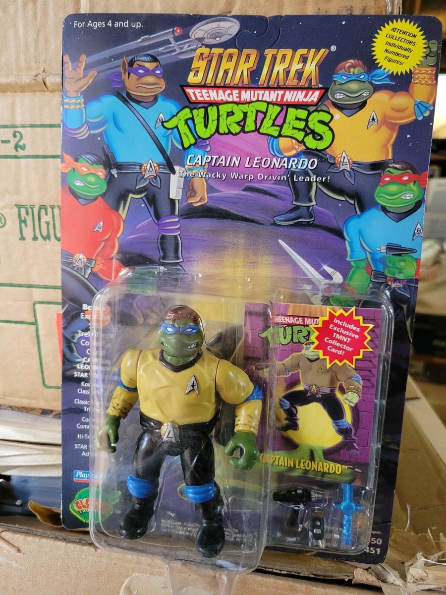タートルズ　スタートレック　Captain Leonardo TMNT Captain Leonardo Star Trek Action Figure Playmates