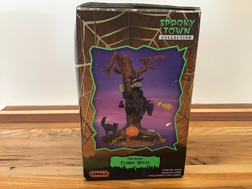 Lemax Spooky Town 2006 Halloween Clumsy Witch Village Accessory - Picture 8 of 9