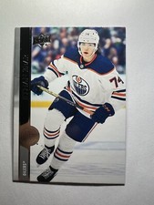 Ethan Bear 2020-21 Upper Deck Series 2 Hockey Base Card #324 Edmonton Oilers NHL
