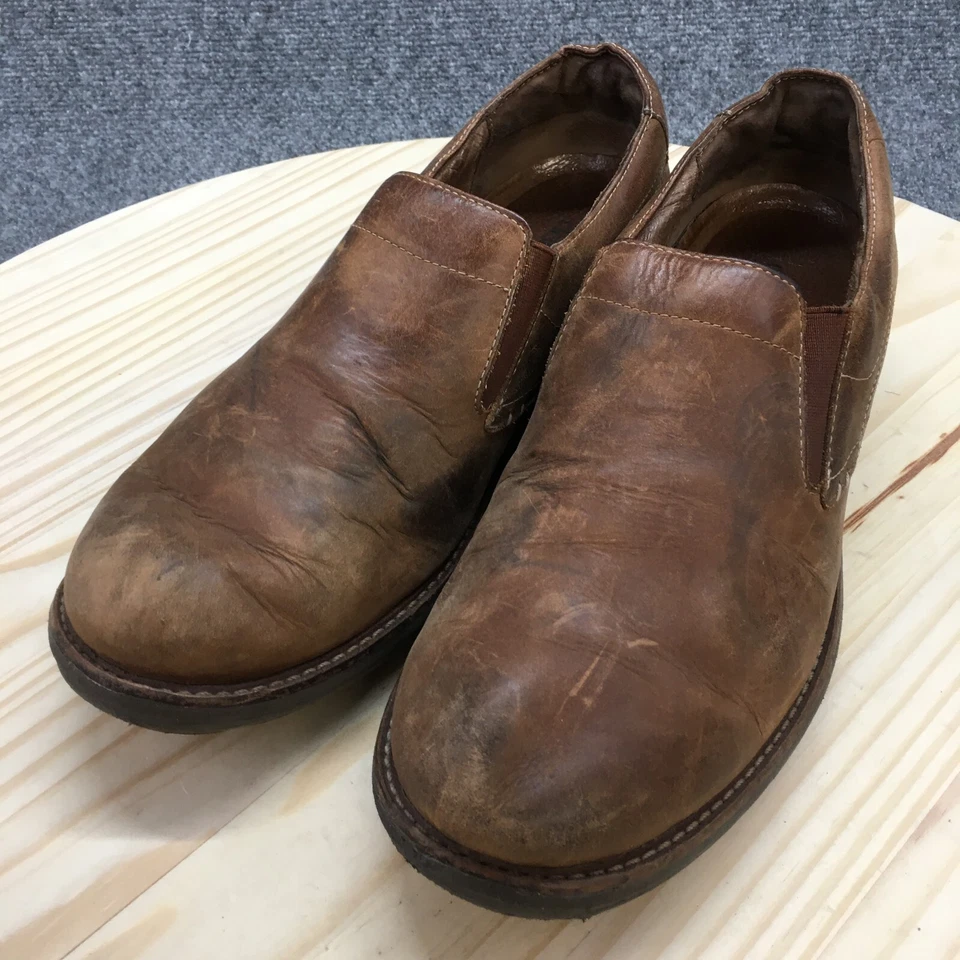 Zapatos Dansko Para Hombres 44 Jackson Mocasines Cuero Marrón Antideslizante 8300070207 Foto 3 de 4