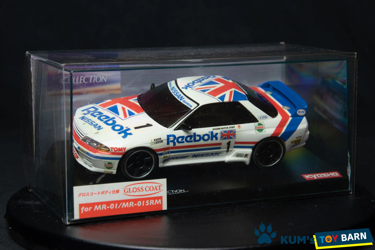 Kyosho Mini-z Body ASC NISSAN Reebok SKYLINE 1990 MZG105RB