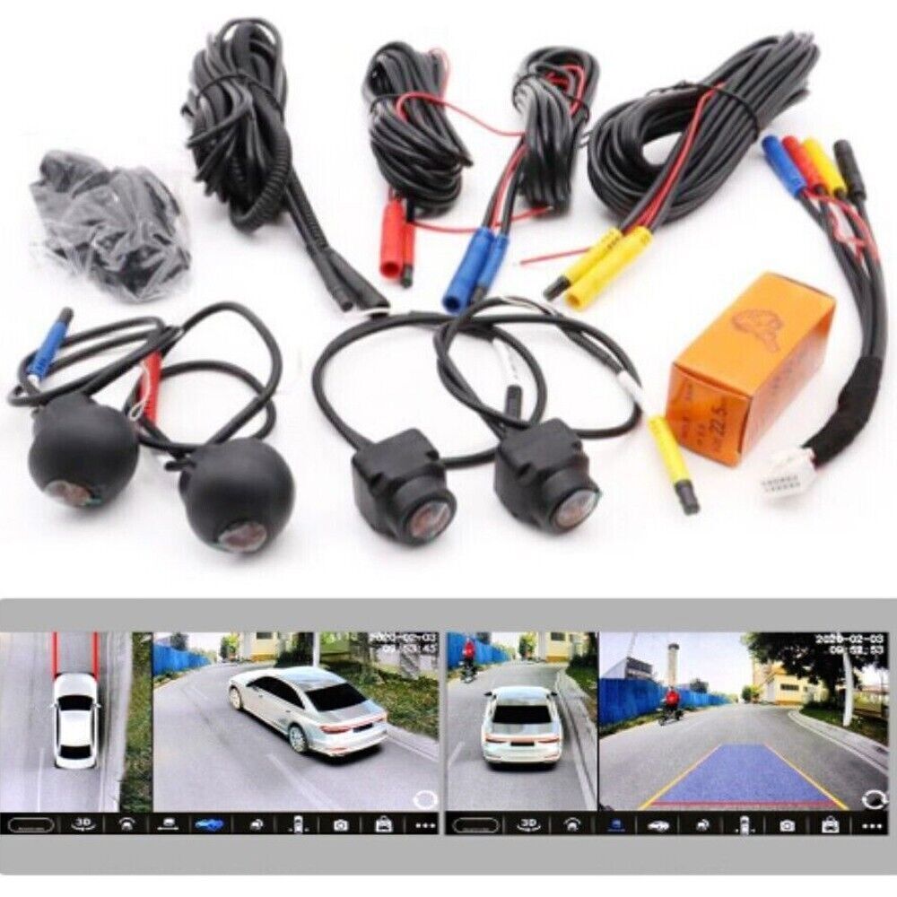 12V 12W Car SUV AHD 720P/1080P 360° View System Panoramic View