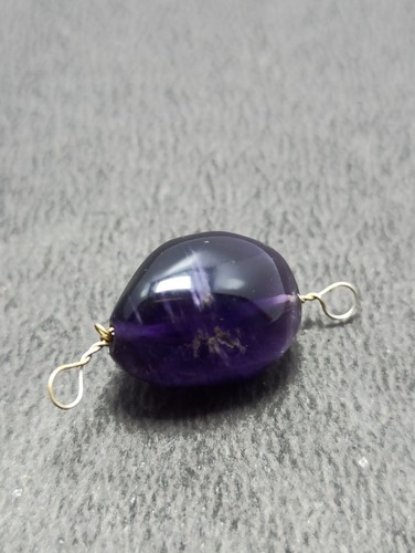AAA+ Natural Gemstone Smooth Fine 925 Sterling Silver Pendant - Picture 17 of 35