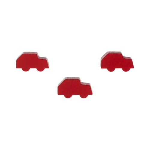 Coche Pequeño - Auto - 21x12x8mm - Rojo - Imagen 1 de 6