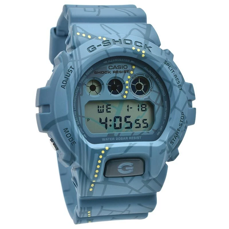 CASIO G-SHOCK DW-6900SBY-2JR Treasure Hunt Digital Watch Blue