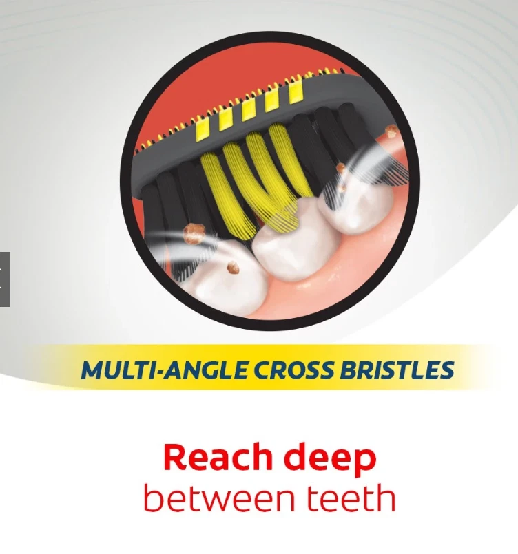 Colgate ZigZag Charcoal Toothbrush Soft 5s [Valuepack] - Image 4 of 4