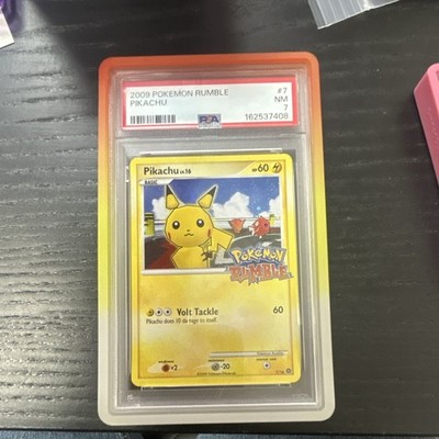 Pikachu 7/16 Pokemon Rumble Holo Promo PSA 7 Graded English 2009