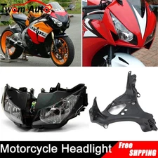 Black Front Headlight + Upper Fairing Stay Bracket For Honda CBR1000RR 2012-2016