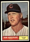 1961 TOPPS NICE!! BOB ANDERSON #283
