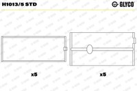 Glyco H1013/5 STD Kurbelwellenlagerschale