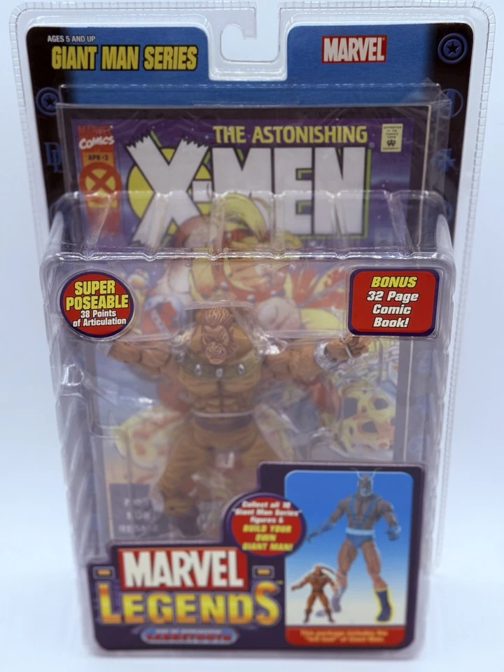 Figura Diente de Sable Serie Hombre Gigante Marvel Leyendas Edad del Apocalipsis 2006 SELLADA Foto 3 de 3