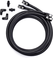 6AN Transmission Cooler Lines Compatible with 4L60 700R4 TH350 TH400 7 Ft Long H