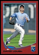 2013 Topps #268 David Lough RC Red Kansas City Royals NM+