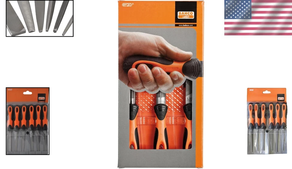 6-Piece Engineering File Set - Image 2 of 4