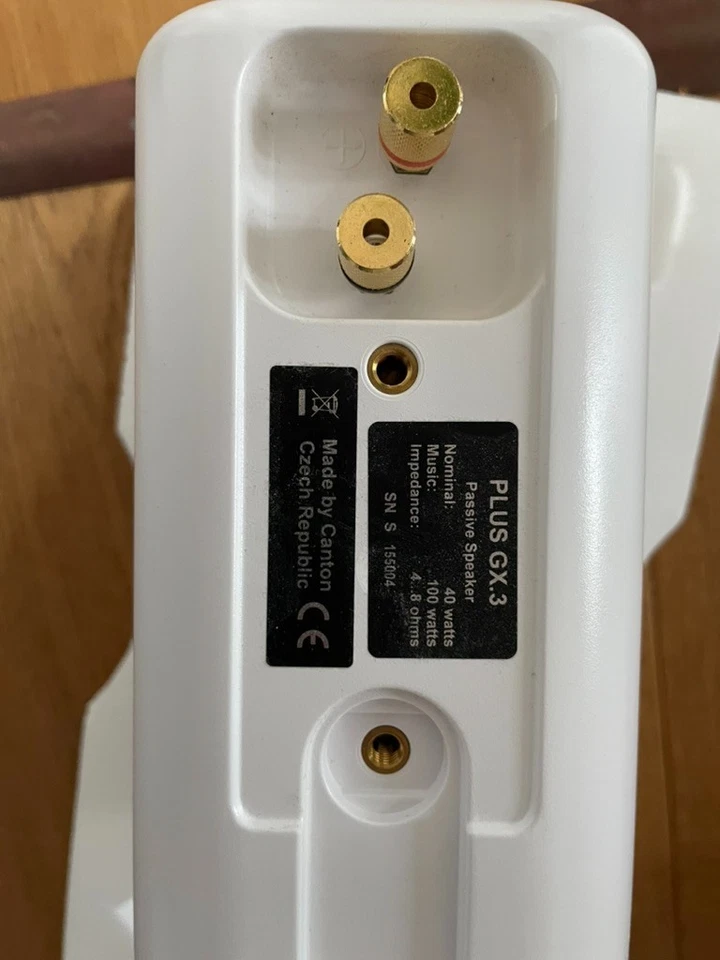 CANTON Plus GX 3 Regallautsprecher 1 Paar, Weiß - Bild 2 von 4