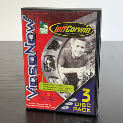 VideoNow Animal Planet The Jeff Corwin Experience 3 Disc Pack PVD (2003) 6+