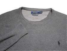Polo Ralph Lauren Men's Size - XL Gray Solid Cotton Sweater