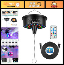 Rotating Disco Ball Motor with Remote, Adjustable Speed 0-15 RPM, 16ft Power Cab