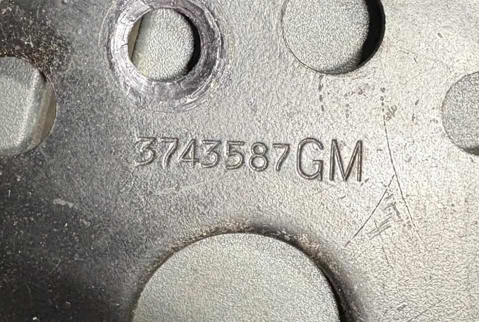 1955-1958 GM Chevy Crankshaft Balancer Pulley 6 3/4" Diameter OEM Part 3743587 - Image 4 of 4