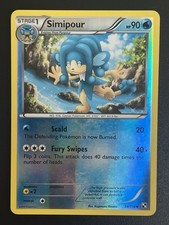 Simipour 34/114 Black & White Reverse Holo