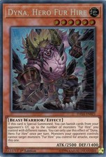 Yu-Gi-Oh TCG DASA-DE021 SE Dyna, Hero Fur Hire Dark Saviors