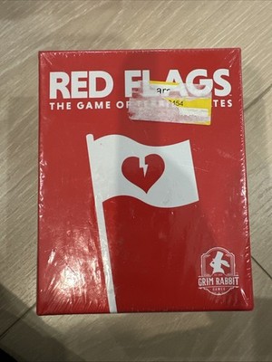 Red Flags the game of terrible dates by Grim Rabbit 3-20 players card game