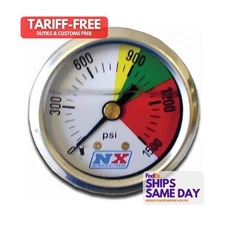Nitrous Express 15508, One Pressure Gauge 0-1500psi Performance Racing Parts