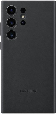 Original / Offizielle Samsung Galaxy S23 Ultra Ledertasche - Schwarz