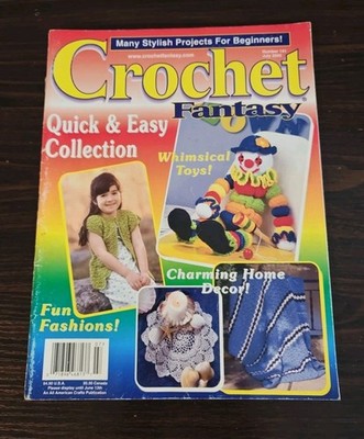 Crochet Fantasy July 2000, No 141, Toys, Fashion, Home Decor