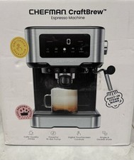 Chefman CraftBrew Espresso Machine, 15-Bar Pu...