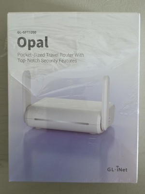GL-SFT1200 (Opal) Secure Travel Wifi Router   AC1200 Dual Band Gigabit
