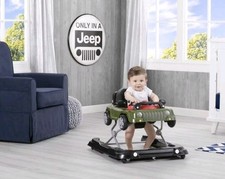 Jeep Wrangler 3-in-1 Grow W/ Me Walker, Walk-behind  Push Car. Up To 35lb / 31"