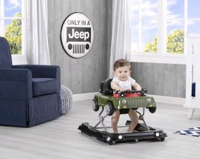 Jeep Wrangler 3-in-1 Grow W/ Me Walker, Walk-behind & Push Car. Up To 35lb / 31''