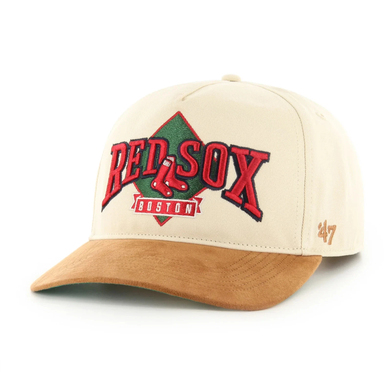 The Diamond 47 Hitch Unisex Cap / Boston Red Sox / Natural / BNWT / RRP £28