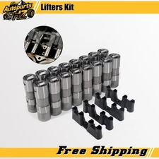 16Pcs Lifters & 4Pcs Guide Trays For Chevy GMC LS/LQ 4.8L 5.3L 5.7L 6.0L 6.2L
