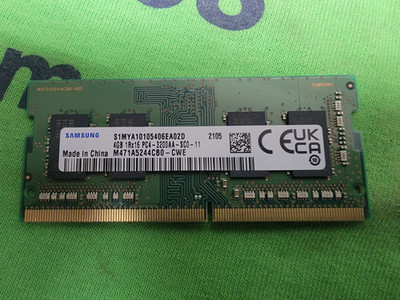 Samsung 4GB PC4-3200AA DDR4 1Rx16 SoDimm Memory RAM M471A5244CB0-CWE