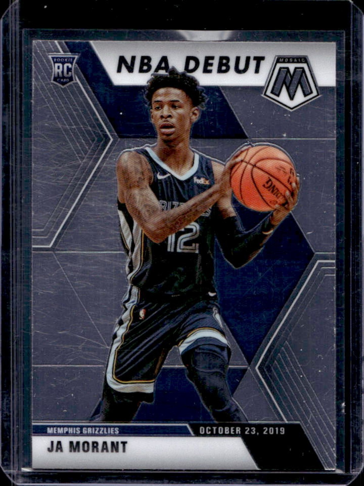 2019-20 Mosaic Ja Morant RC Rookie NBA Debut #274 Grizzlies