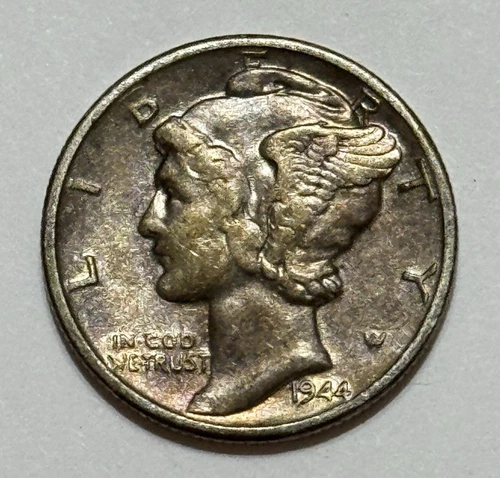 1944 S Mercury Dime 10¢ (90% Silver) ~ BU