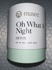 Musee "Oh what a Night" Detox Bath Balm 8 oz, Bath Balm, New