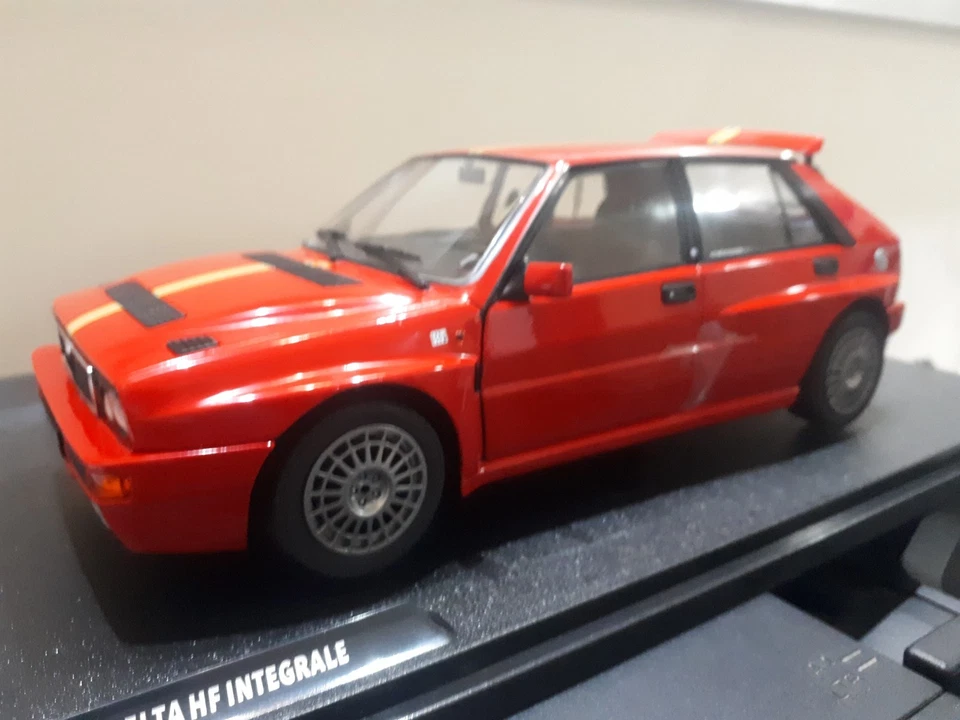 Lancia Delta HF Integrale Final Edition Red Rosso 1995 Solido 1:18 Nuovo - Immagine 2 di 4
