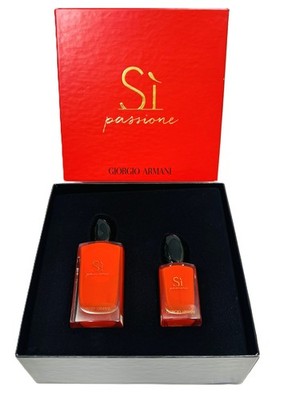 Giorgio Armani Si Passione Eau De Parfum Spray Duo Set-3.4+1.0 fl