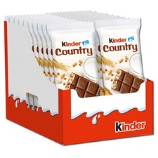 (16,06 /1kg) Ferrero Kinder Country, Riegel, ...