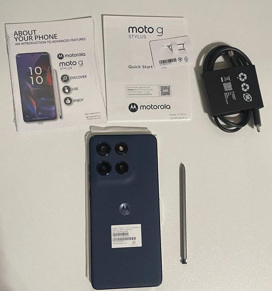 Nuevo Smartphone Motorola Moto G Stylus 2025 128 GB Azul Foto 2 de 4
